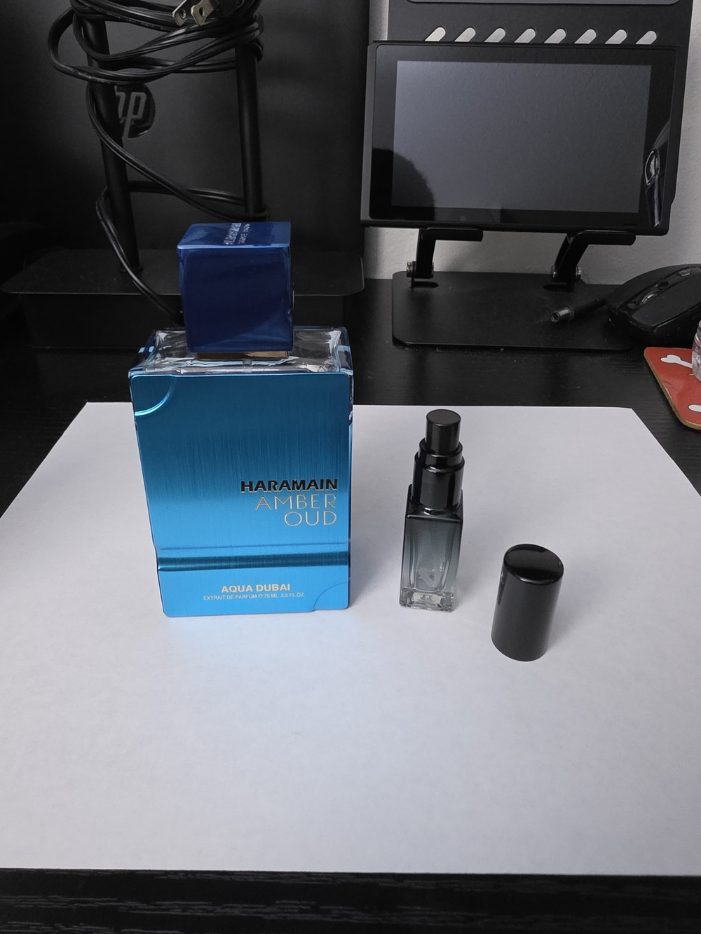 Al Haramain Amber Oud Aqua Dubai Decant 5ml (0.16 FlOz)